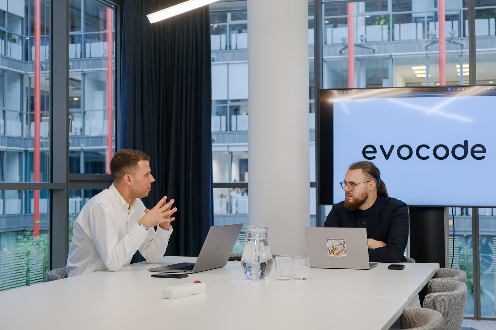 The Evocode conference room in Prague