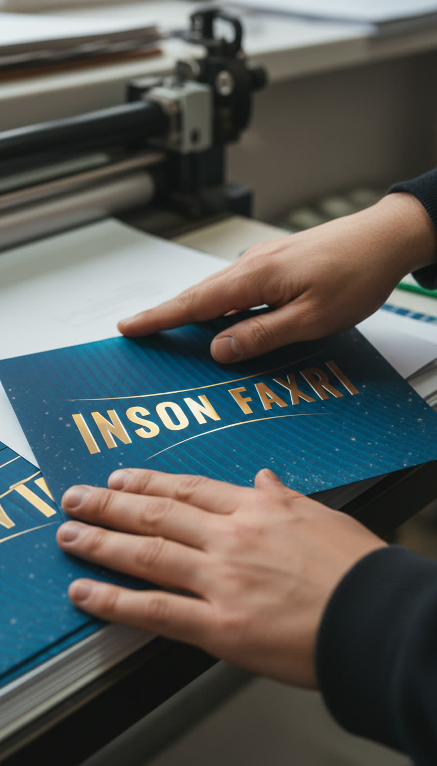 The finished envelope, in hand.
