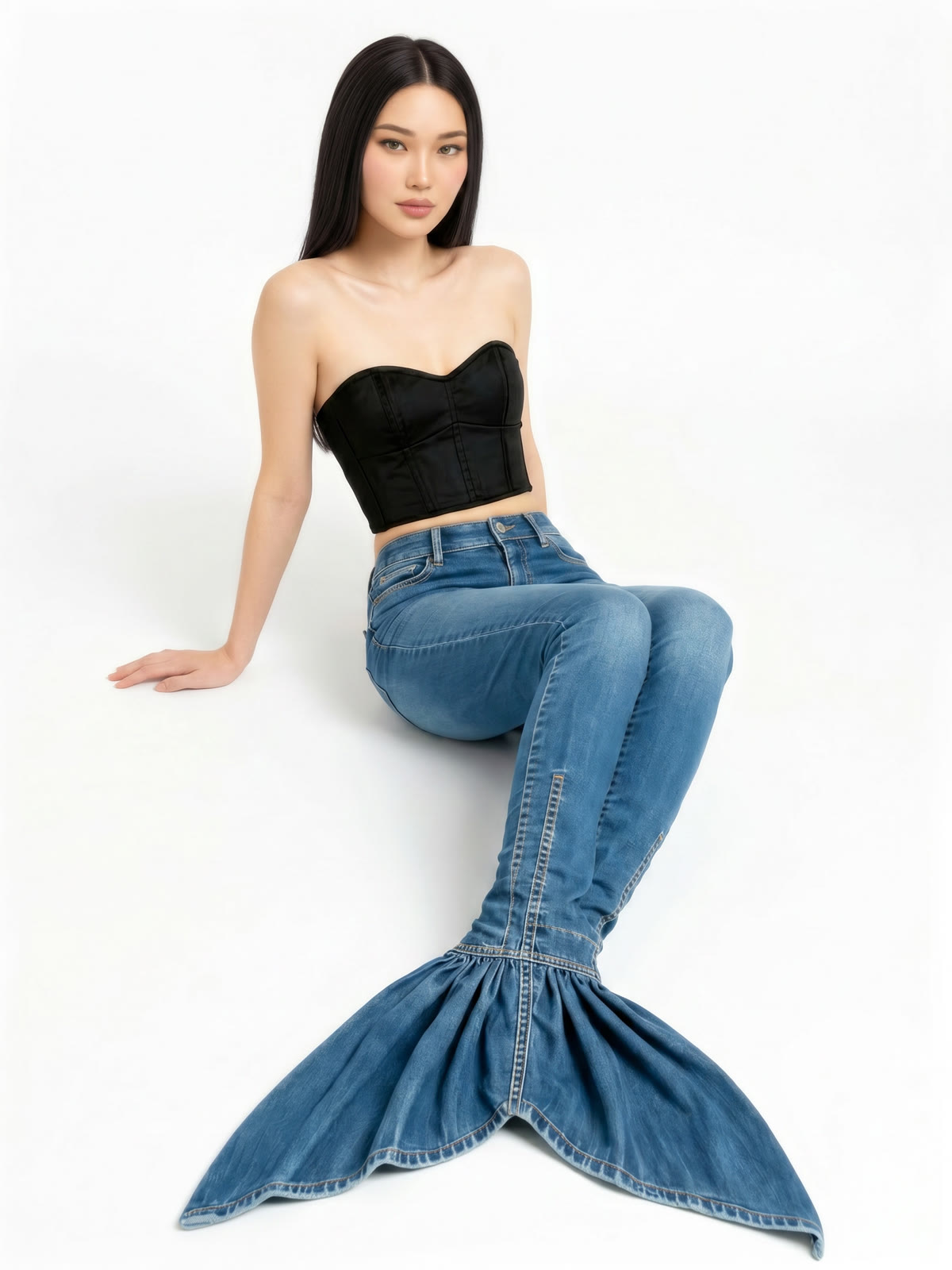 An AI-generated mermaid character for the INTERTOP Plus «Magic? Maybe» campaign, produced by Flavatars