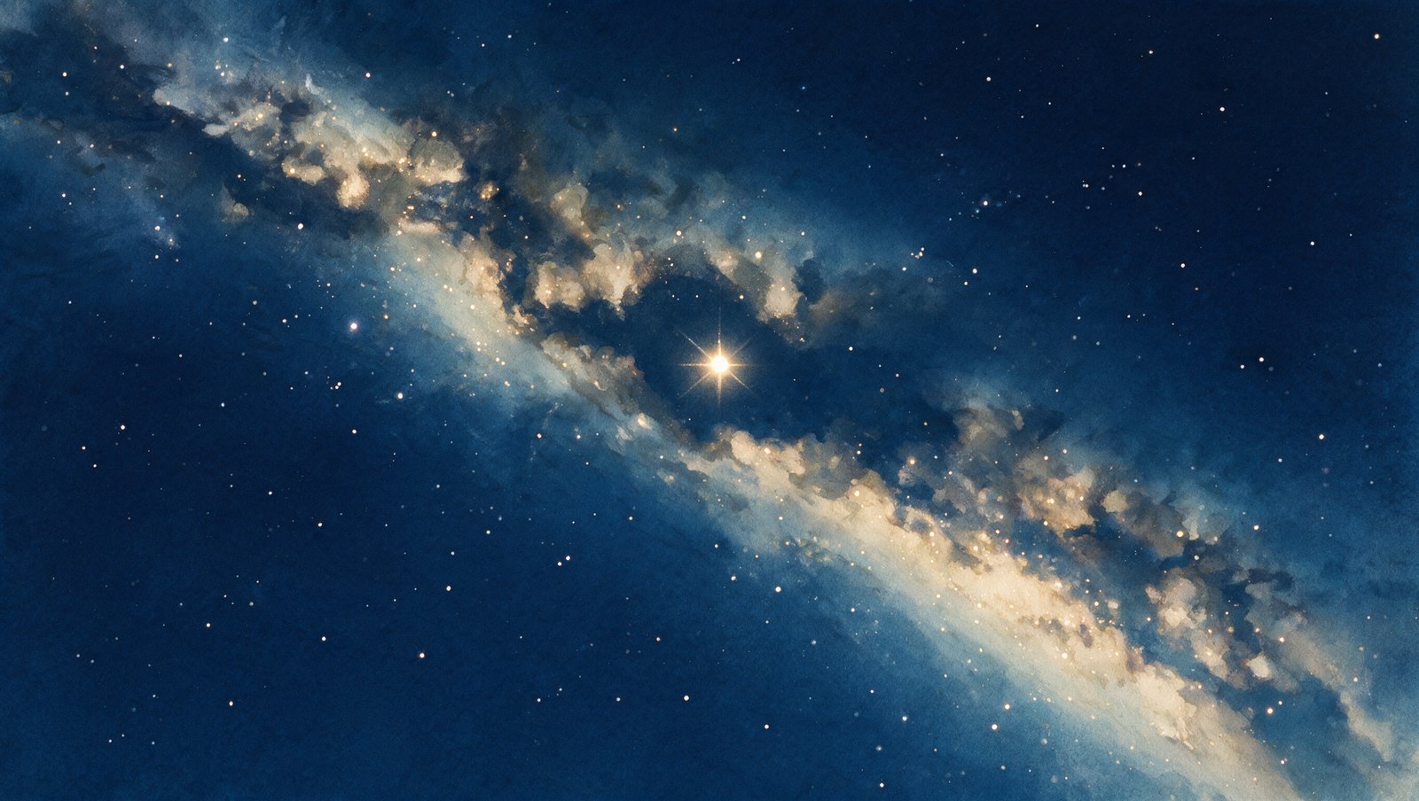 Temirqazyq, the North Star, which barely moves.