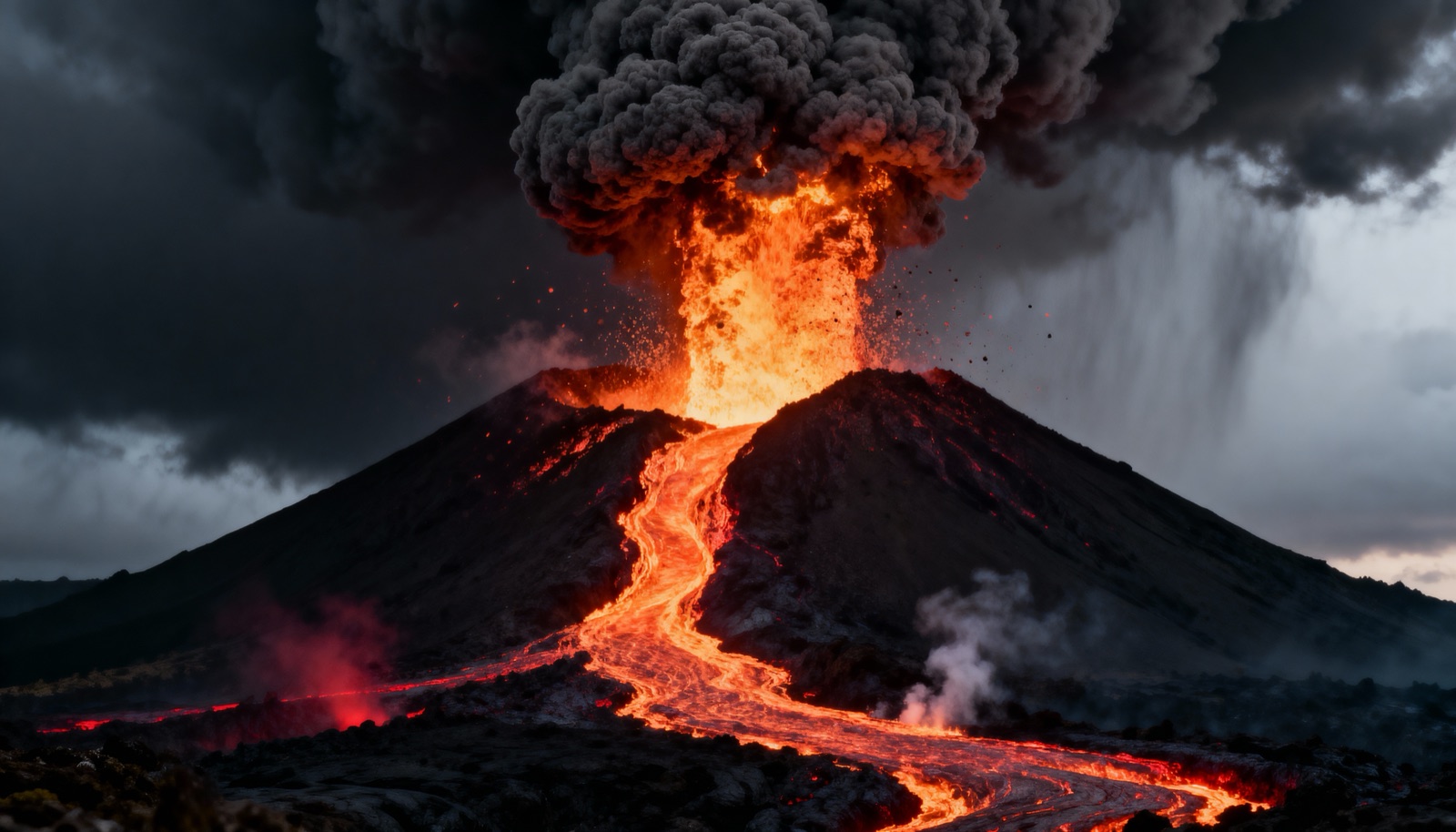 Where metal is born — the volcano