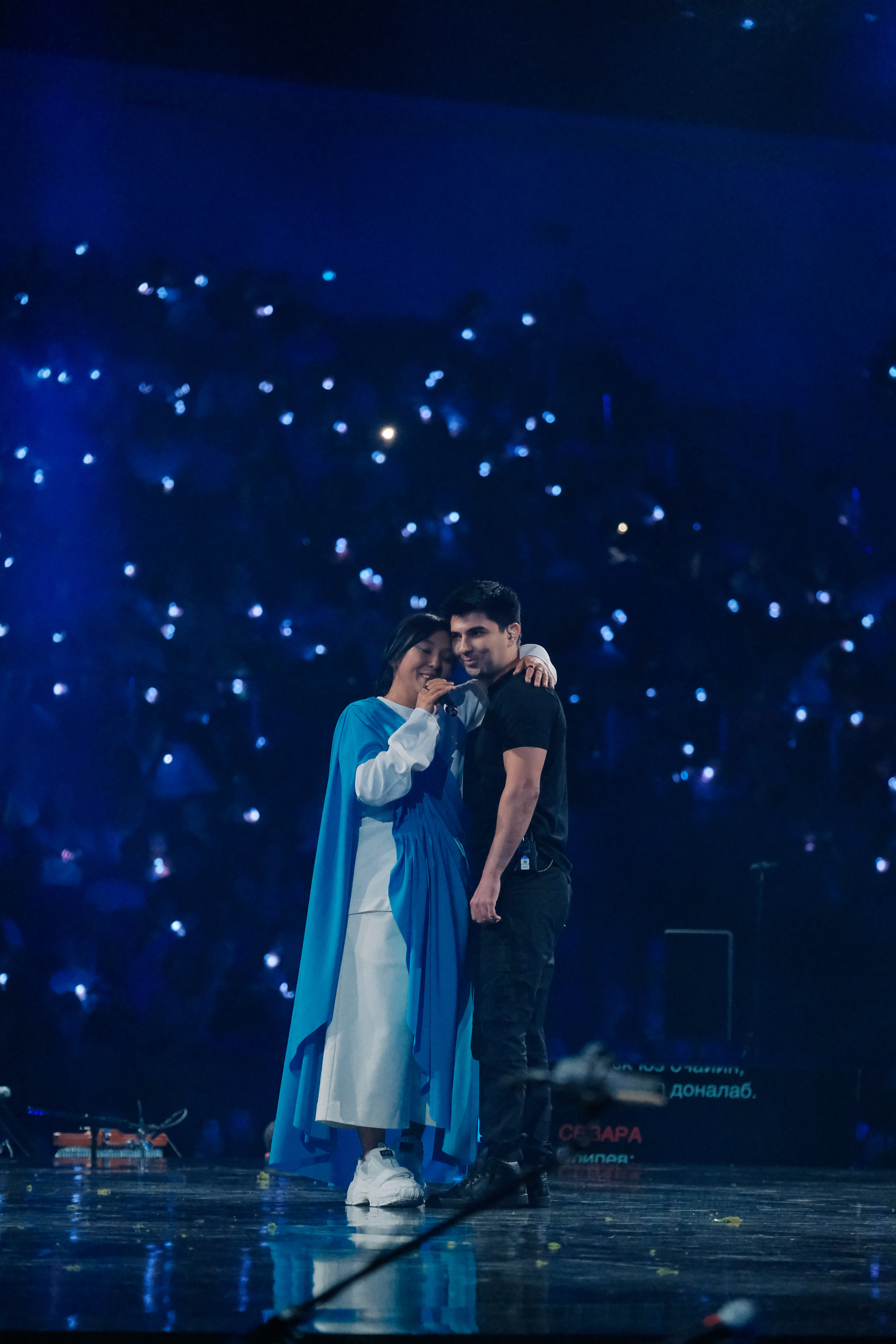 Sevara Nazarkhan «Ruh» at Humo Arena — photograph by Oleg Pylypenko