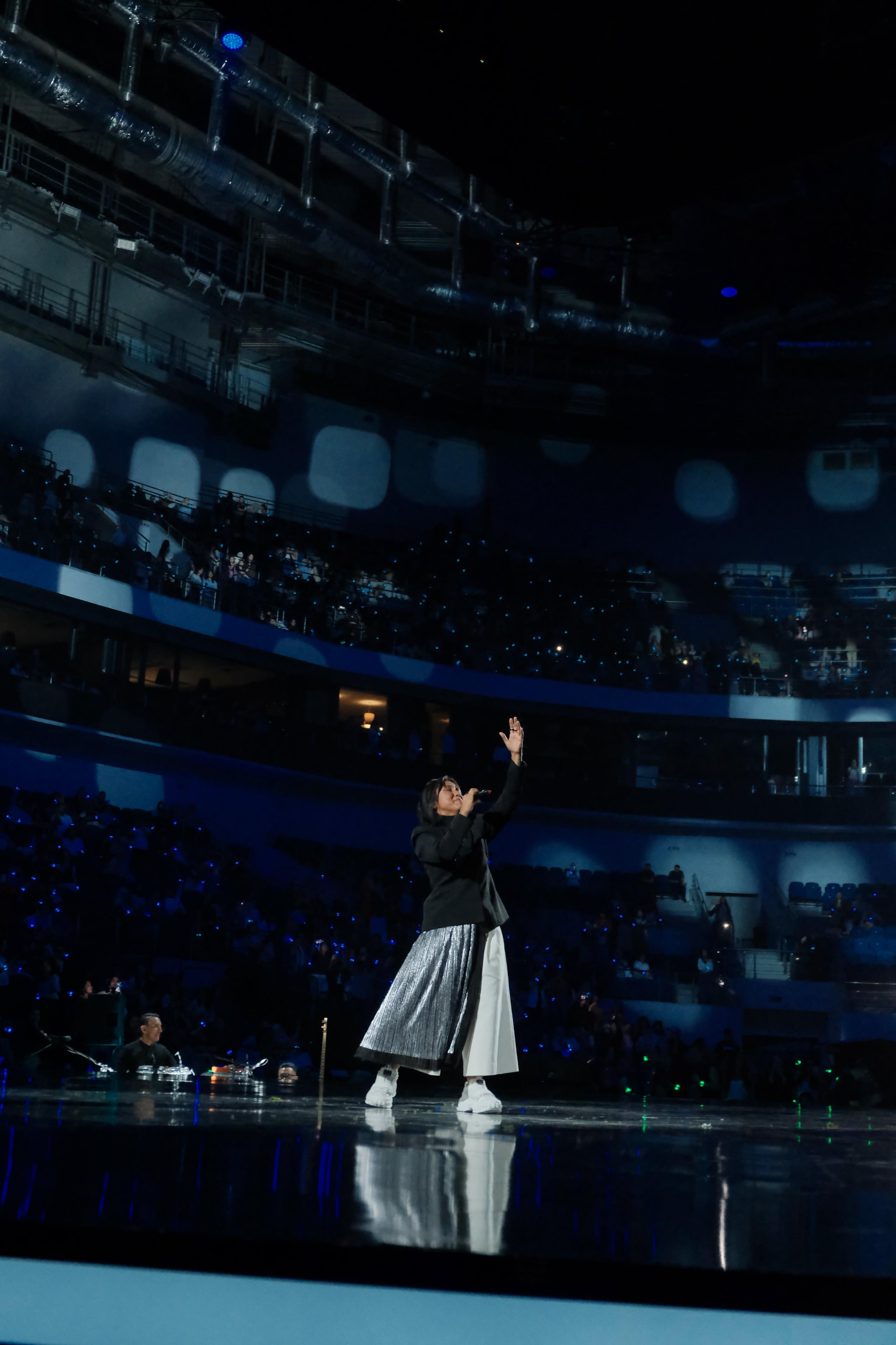 Sevara Nazarkhan «Ruh» at Humo Arena — photograph by Oleg Pylypenko