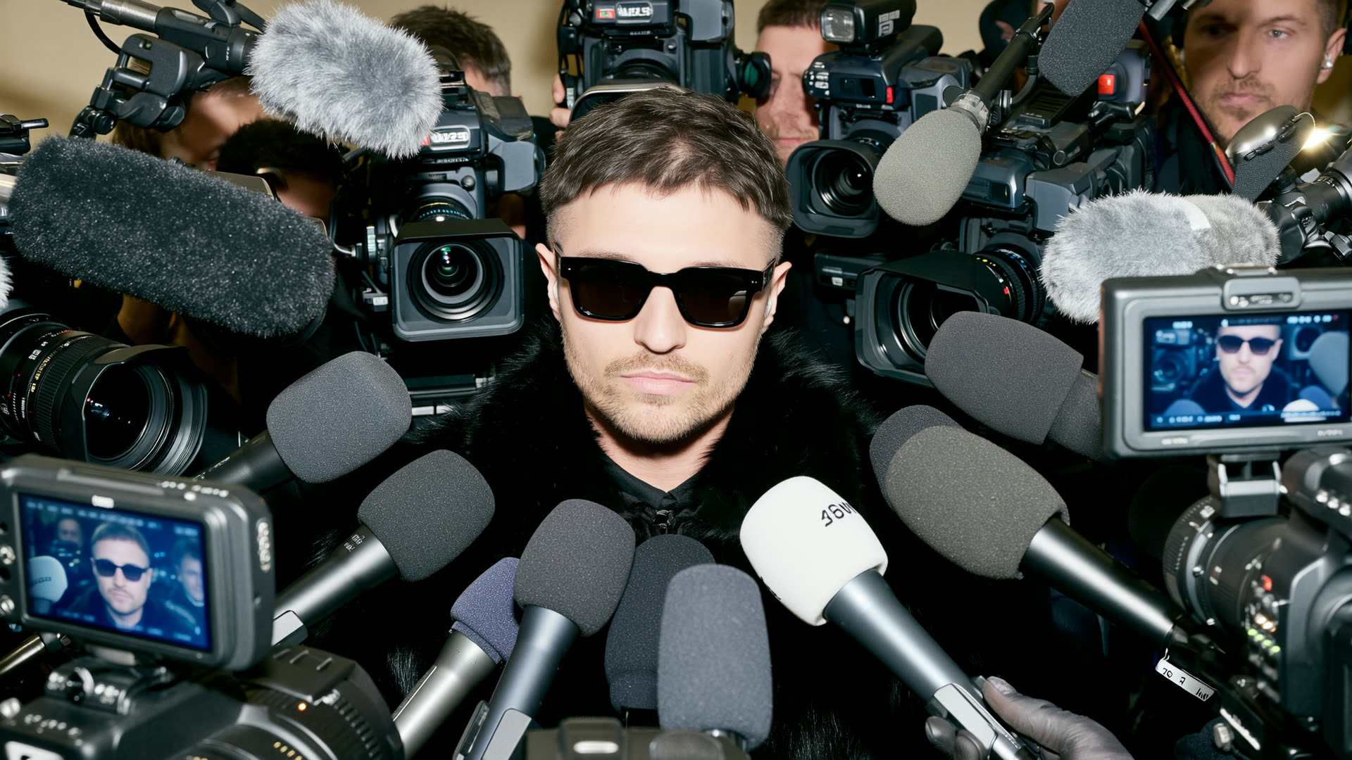 The press conference — a confession buried in microphones
