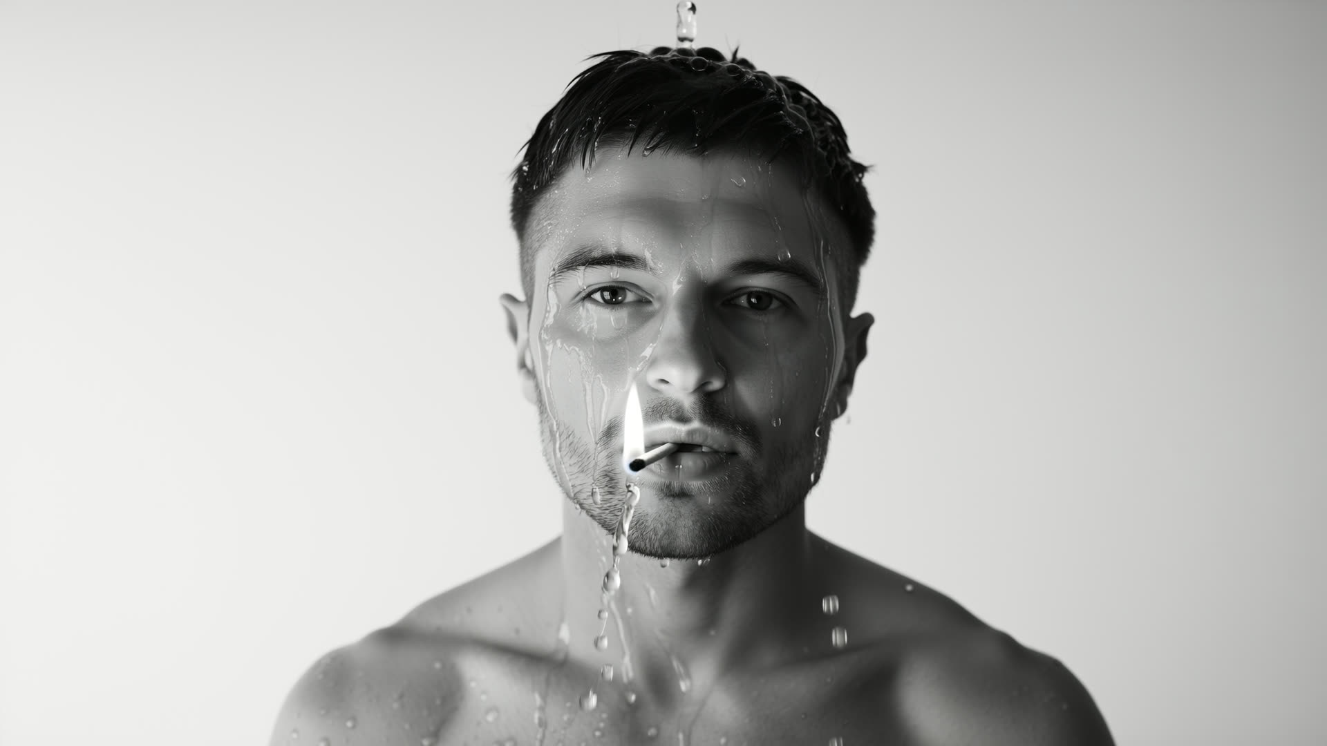 Water over the face — the portrait after the words